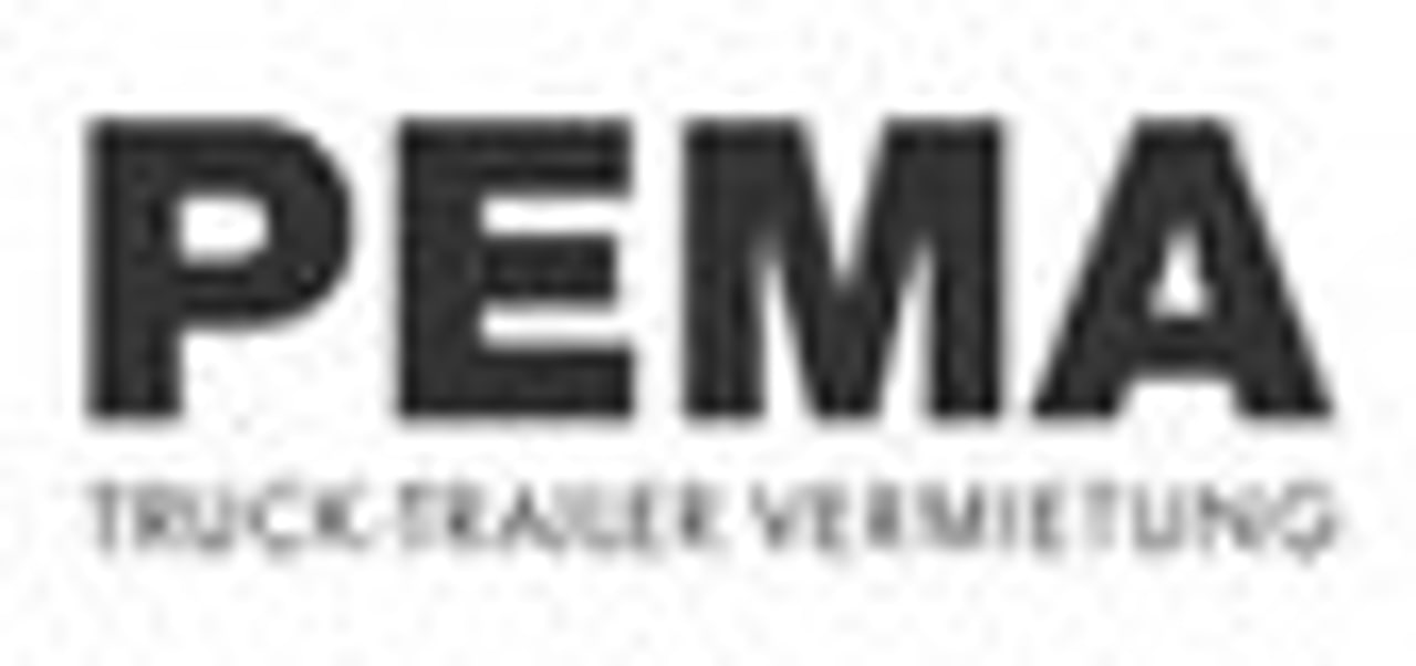 PEMA TRUCK TRAILER VERMIETUNG Logo in Schwarz auf Weiß